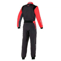 Thumbnail for Alpinestars Black/Red/White KMX-9 v2 Graphic 1 kart racing suit back