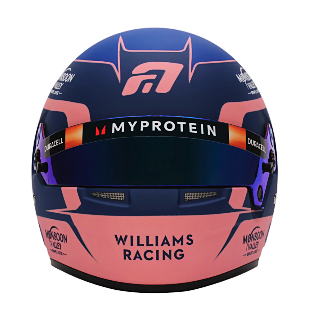 formula 1 mini helmet alex albon display piece