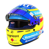 Thumbnail for Bell HP77 Fernando Alonso 1:2 Scale F1 Mini Helmet | Aston Martin 2025 F1 Season