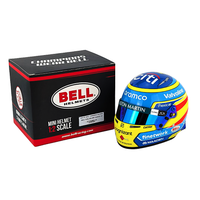 Thumbnail for Bell HP77 Fernando Alonso 1:2 Scale F1 Mini Helmet | Aston Martin 2025 F1 Season