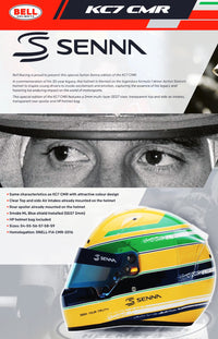Thumbnail for Bell KC7 CMR Ayrton Senna Karting Helmet | FIA CMR-2016