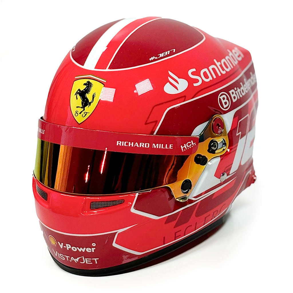 Charles Leclerc Bell replica mini-helmet Ferrari F1 2024 Season