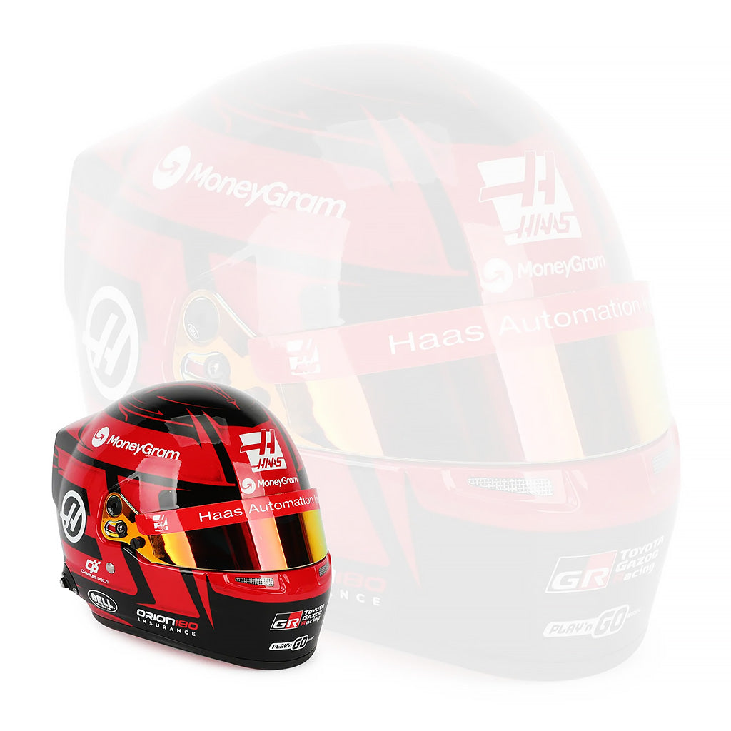 2025 Haas F1 Bell Mini Helmet â@ Esteban Ocon replica for collectors