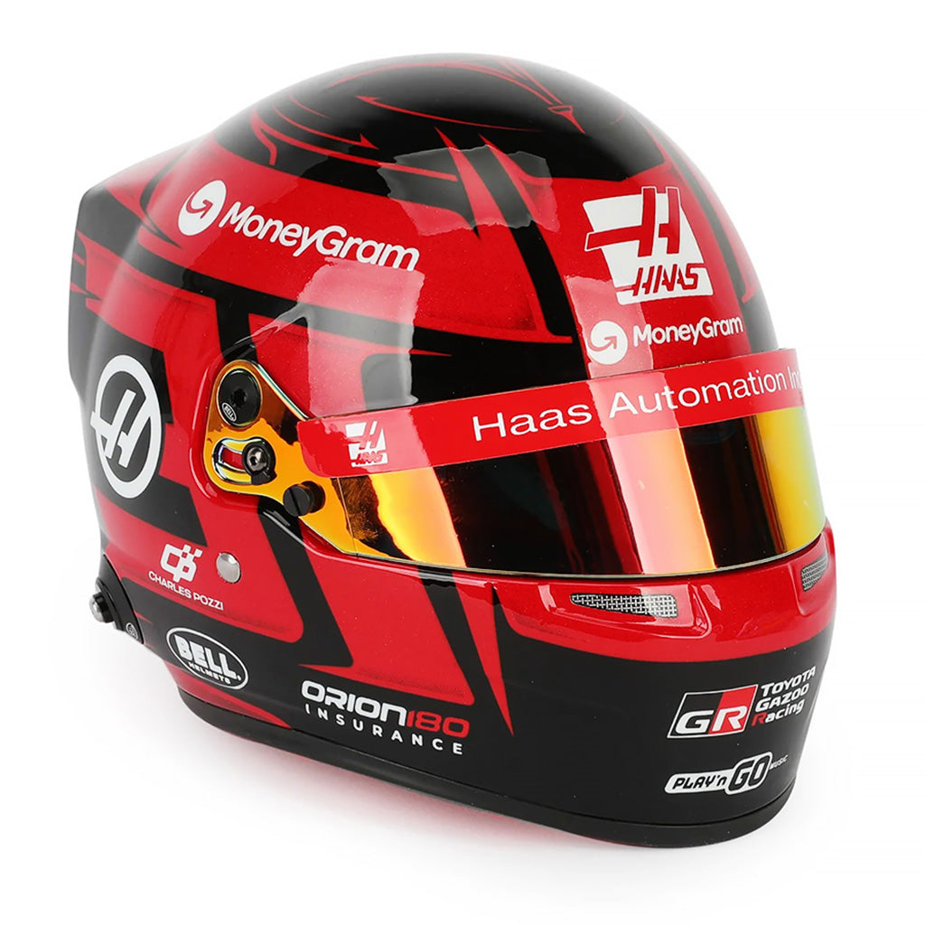 Bell 1:2 scale Esteban Ocon 2025 Haas F1 replica helmet display