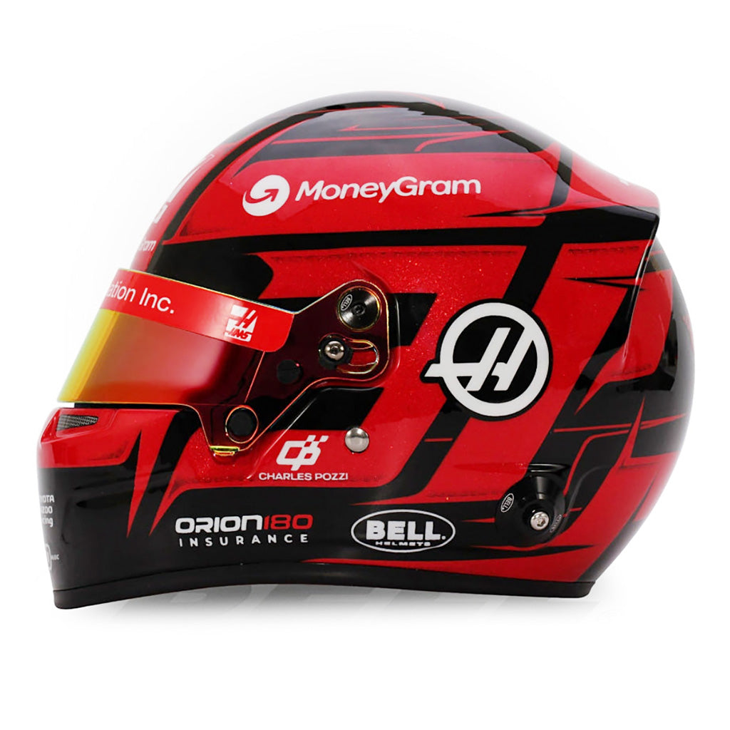 Bell Mini Helmet featuring Esteban Ocon’s 2025 Haas F1 livery