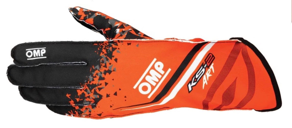 OMP-KS-2-Art-Kart-Racing-Glove-Orange-Front_Image