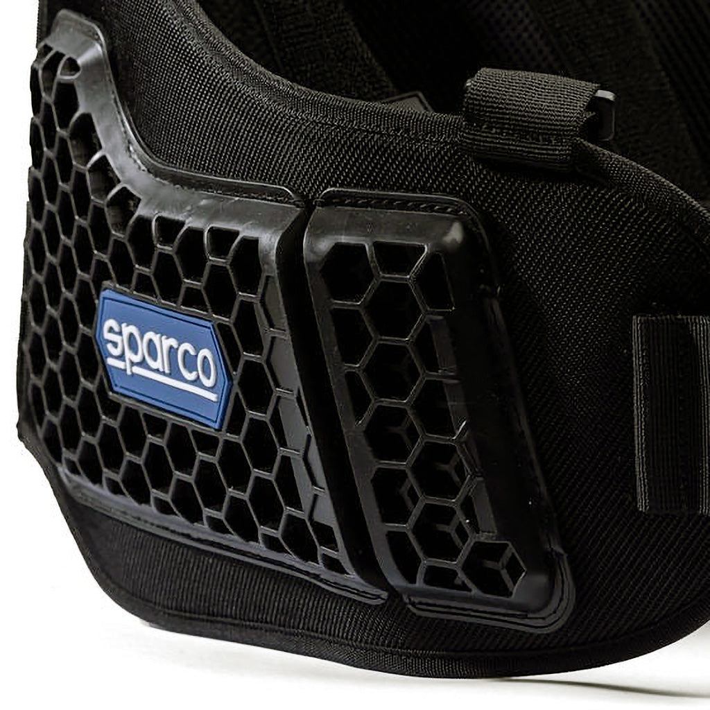 Lightweight Sparco PRO Shell rib vest with impact-absorbing padding