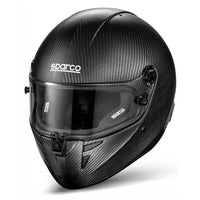 Thumbnail for Carbon fiber helmet with 'sparco' branding on a white background