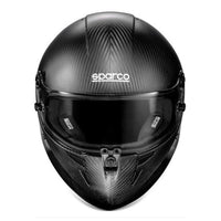 Thumbnail for Carbon fiber helmet with 'sparco' branding on a white background