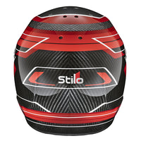 Thumbnail for Stilo ST6 CMR Carbon Lite Kart Racing Helmet Red Graphic | Snell-FIA CMR-2016