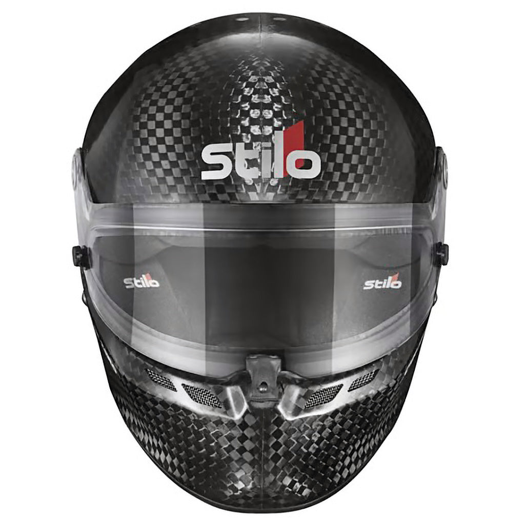 FIA CMR approved Stilo ST6 Carbon Zero kart racing helmet built for maximum impact protection