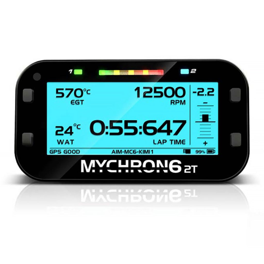 AiM Sports MyChron6 2T Dual-Temp Karting Dash and Data Logger