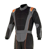 Thumbnail for alpinestars-kmx-3-v2-kart-racing-suit-black-anthracite-orange-CLOSEUP_Image