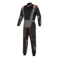 Thumbnail for alpinestars-kmx-3-v2-kart-racing-suit-black-anthracite-orange-Front_Image