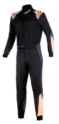 Thumbnail for alpinestars-kmx-5-v3-karting-suit-black-white-orange-Front_Image