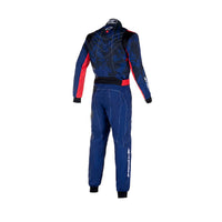 Thumbnail for alpinestars-kmx-9-v3-graphic-5-kart-racing-suit-Navy/Red_Back_image