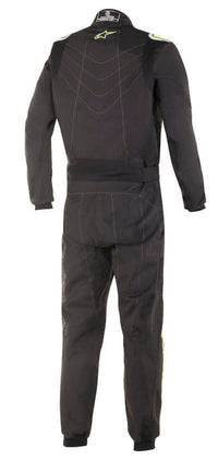 Thumbnail for alpinestars-kmx-9-v3-kart-racing-suit-black/Yellow_Rear_image