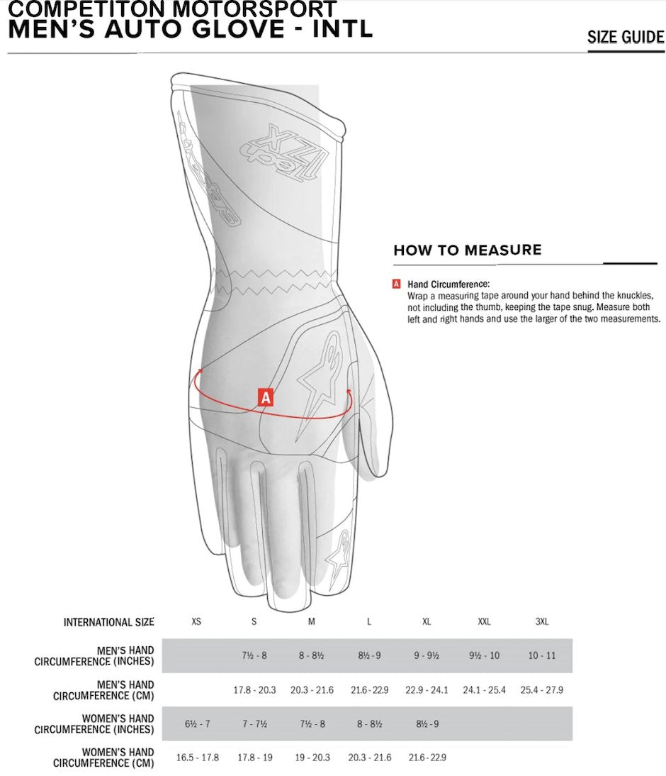 Alpinestars Tech-1 K Race v2 Advance Karting Gloves - Competition Karting