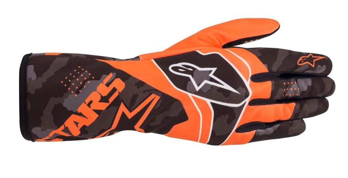 Alpinestars Tech-1 K Race v2 Camo Karting Gloves - Competition Karting