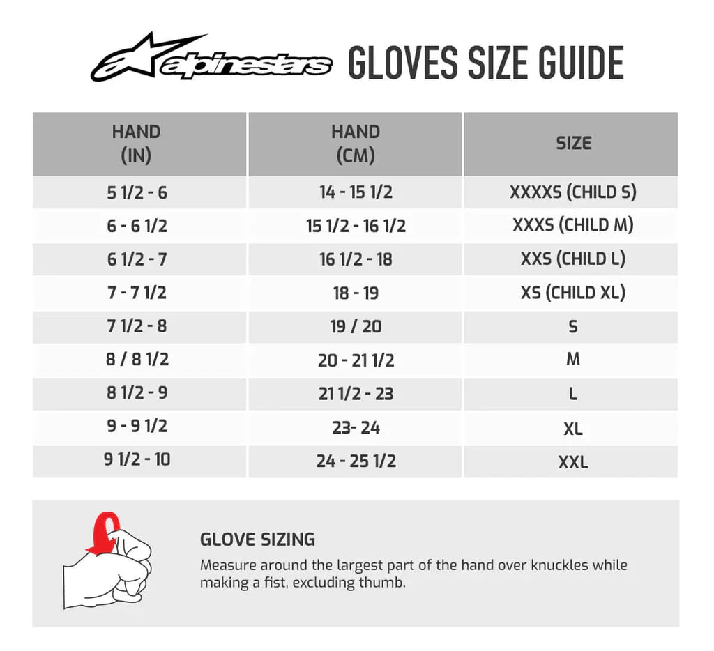 Alpinestars Tech-1 K Race v2 Corporate Karting Gloves - Competition Motorsport