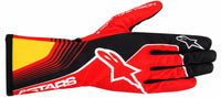 Thumbnail for Alpinestars Tech-1 K Race v2 Future karting gloves in black, red, and yellow facing right on a white background