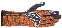 Thumbnail for alpinestars-tech-1-k-race-v2-vertical-karting-gloves-BLACK/ORANGE_IMAGE