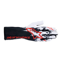 Thumbnail for Alpinestars Tech-1 K v3 Kart Racing Glove in white and black facing right