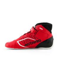 Thumbnail for Alpinestars Tech-1 KX v3 karting shoes red black white left side view