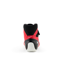 Thumbnail for Alpinestars Tech-1 KX v3 karting shoes red black white rear heel view
