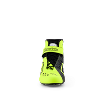 Thumbnail for Alpinestars Tech-1 KX v3 karting shoes yellow fluo black front view