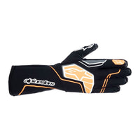 Thumbnail for Alpinestars Tech-1 KX v4 Karting Glove in black and orange facing right