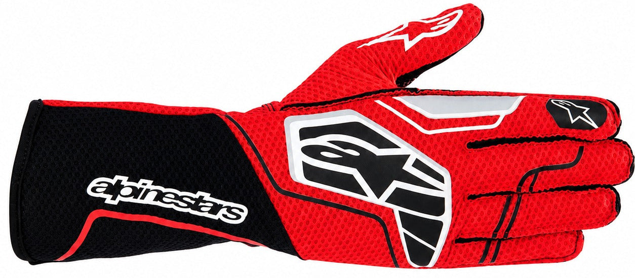 Alpinestars Tech-1 KX v4 Karting Glove in black and red facing right