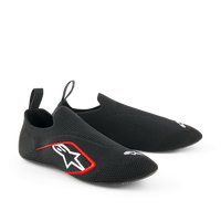Thumbnail for Alpinestars Tech Gaming Shoe black and red left side view
