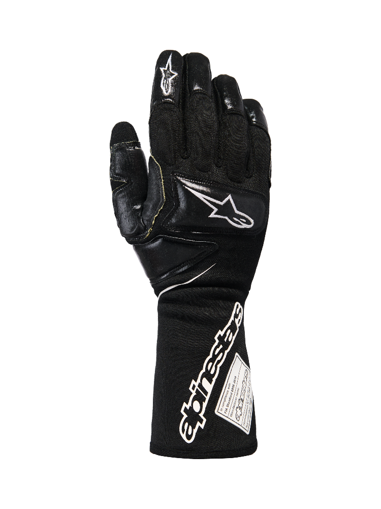 Alpinestars Tech M V2 Crew Gloves front view showing palm grip and reinforced padding