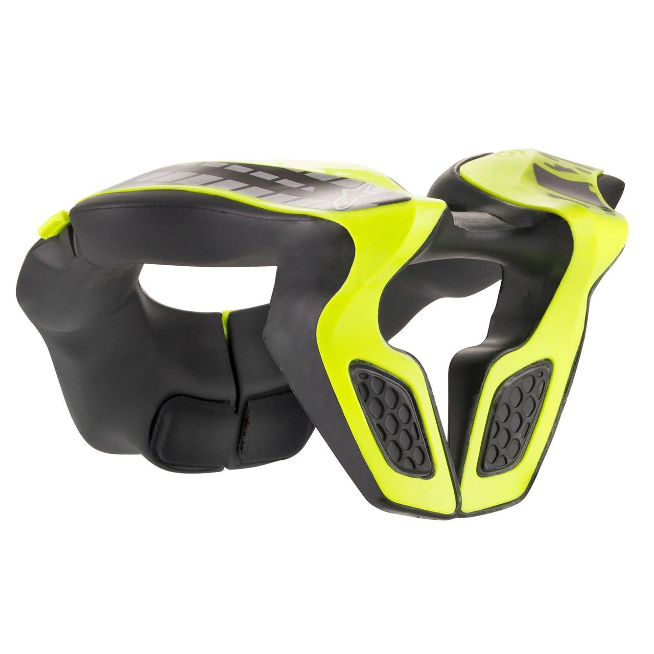 alpinestars-youth-neck-support-yellow/black_closeup_Image