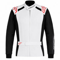Thumbnail for Alpinestars KMX-5 V3 Karting Suit in white, black, and red