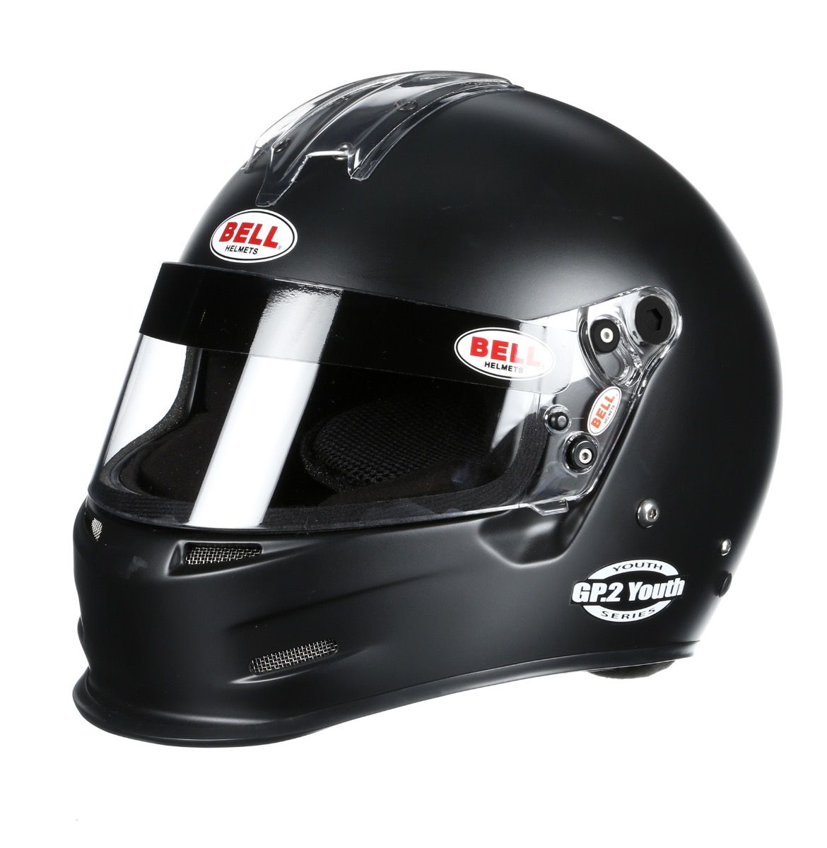 Bell GP2 Youth Kart and Auto Racing Helmet SFI 24.1, SFI 24.1 | Metallic Silver