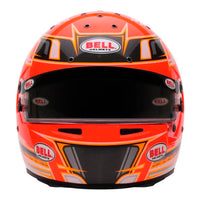 Thumbnail for Bell KC7 CMR Champion Pro Series karting helmet front view with clear visor and ventilation openings