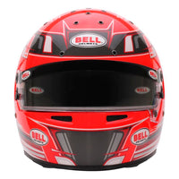 Thumbnail for Bell KC7 CMR Champion Pro Series karting helmet front view with clear visor and ventilation openings