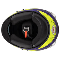 Thumbnail for Bell KC7-CMR Lewis Hamilton Karting Helmet 2022 FIA CMR2016 interior view with padding and strap