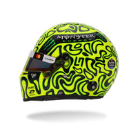 Thumbnail for Bell 1:2 scale Lando Norris 2025 McLaren F1 mini helmet right profile view