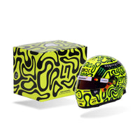 Thumbnail for Bell 1:2 scale Lando Norris 2025 McLaren F1 mini helmet with collector display box