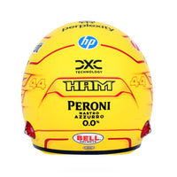 Thumbnail for Bell HP77 Lewis Hamilton/Ferrari 2025 mini helmet back view
