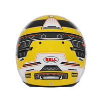 Thumbnail for Bell RS7-K Stamina Anthracite Yellow Karting Helmet rear view