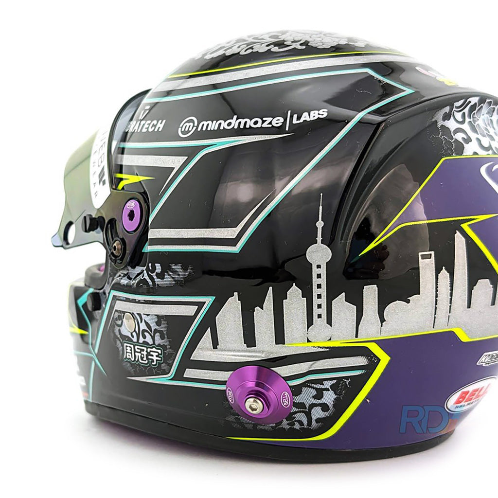 Bell HP77 Guanyu Zhou 1:2 Scale F1 Mini Helmet | Kick Sauber 2024 F1 Season