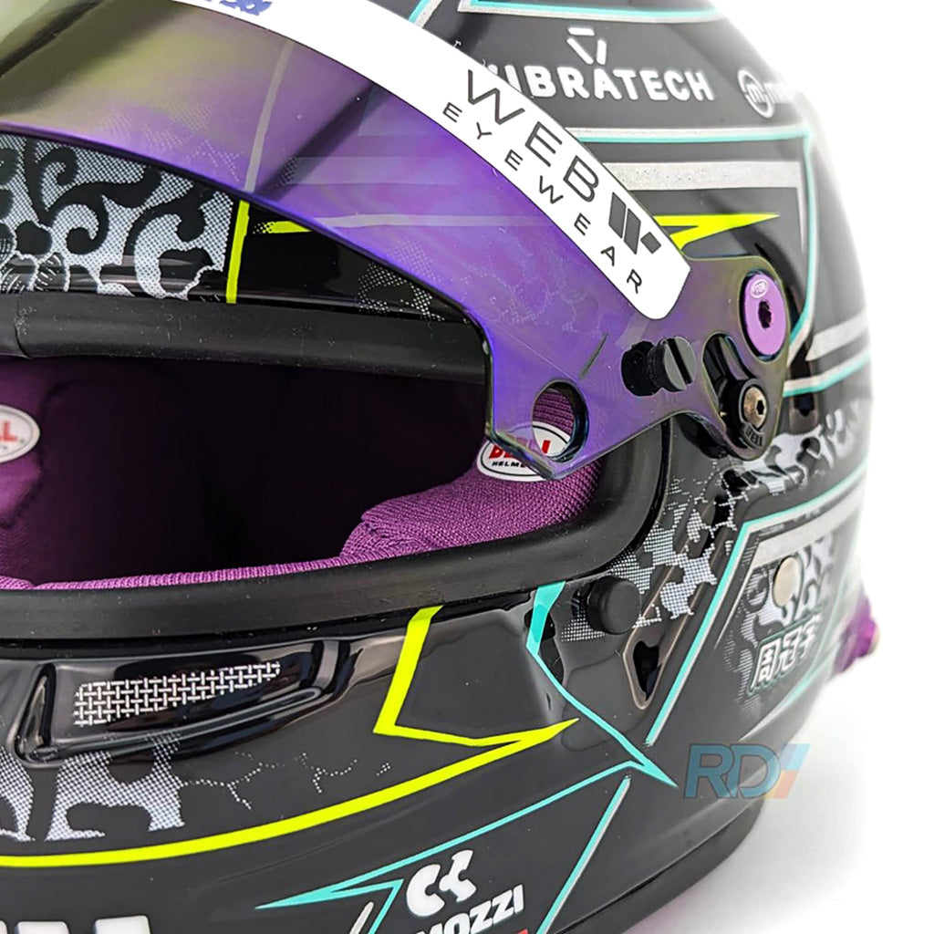 Bell HP77 Guanyu Zhou 1:2 Scale F1 Mini Helmet | Kick Sauber 2024 F1 Season