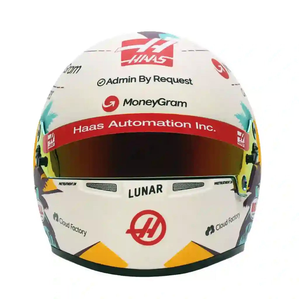 Kevin Magnussen Haas F1 Team 2024 Bell Mini Helmet collectible