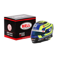 Thumbnail for Bell HP77 Oliver Bearman 1:2 Scale F1 Mini Helmet | Haas 2025 F1 Season