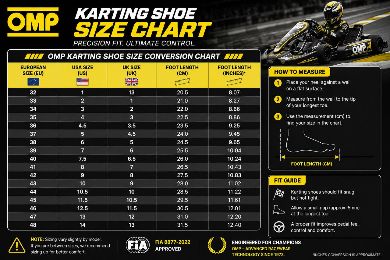 OMP KS-XR Kart Racing Shoes