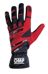 Thumbnail for omp-ks-3-kart-racing-glove-Red/Black_Image
